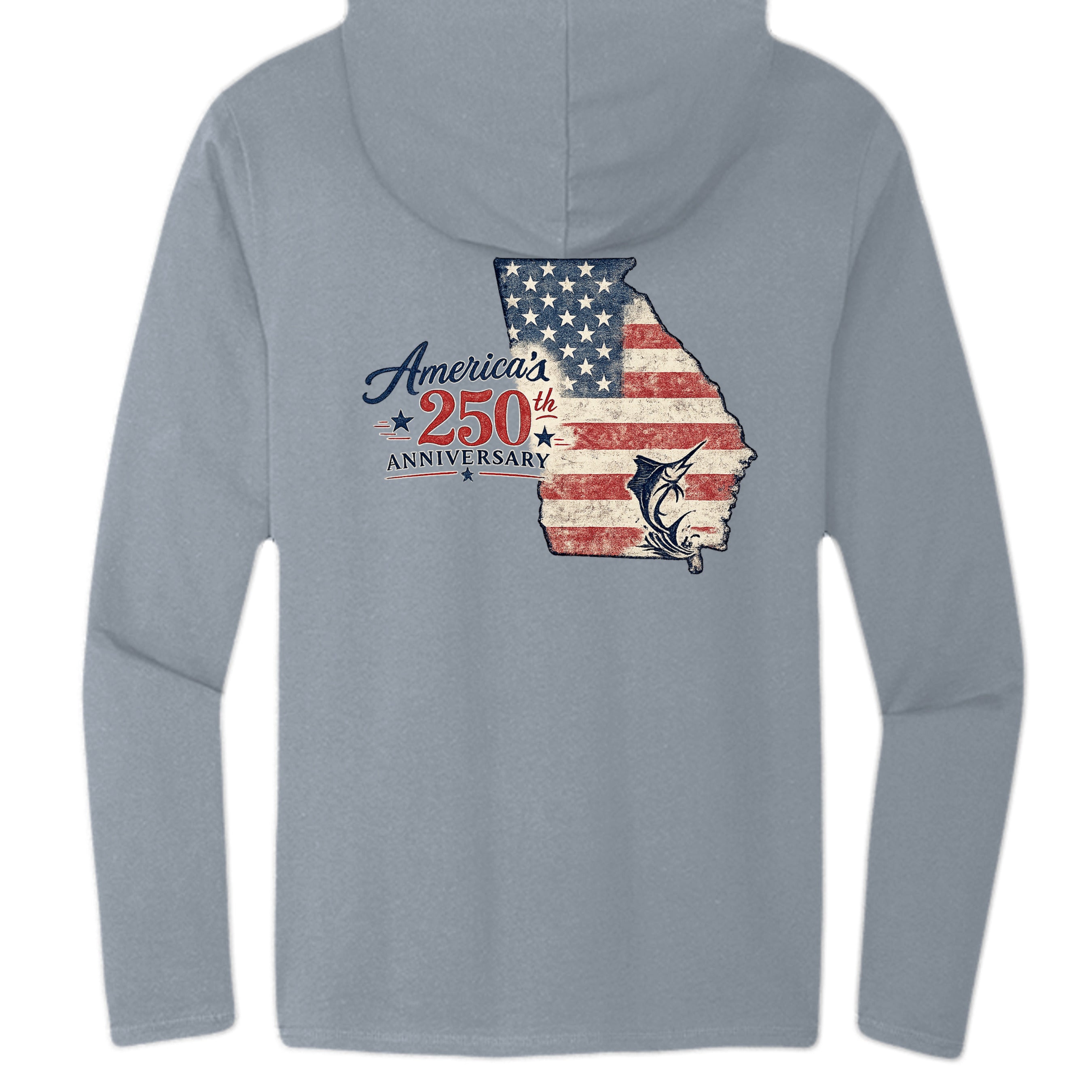 Flint Blue Heather - DT571 - BACK