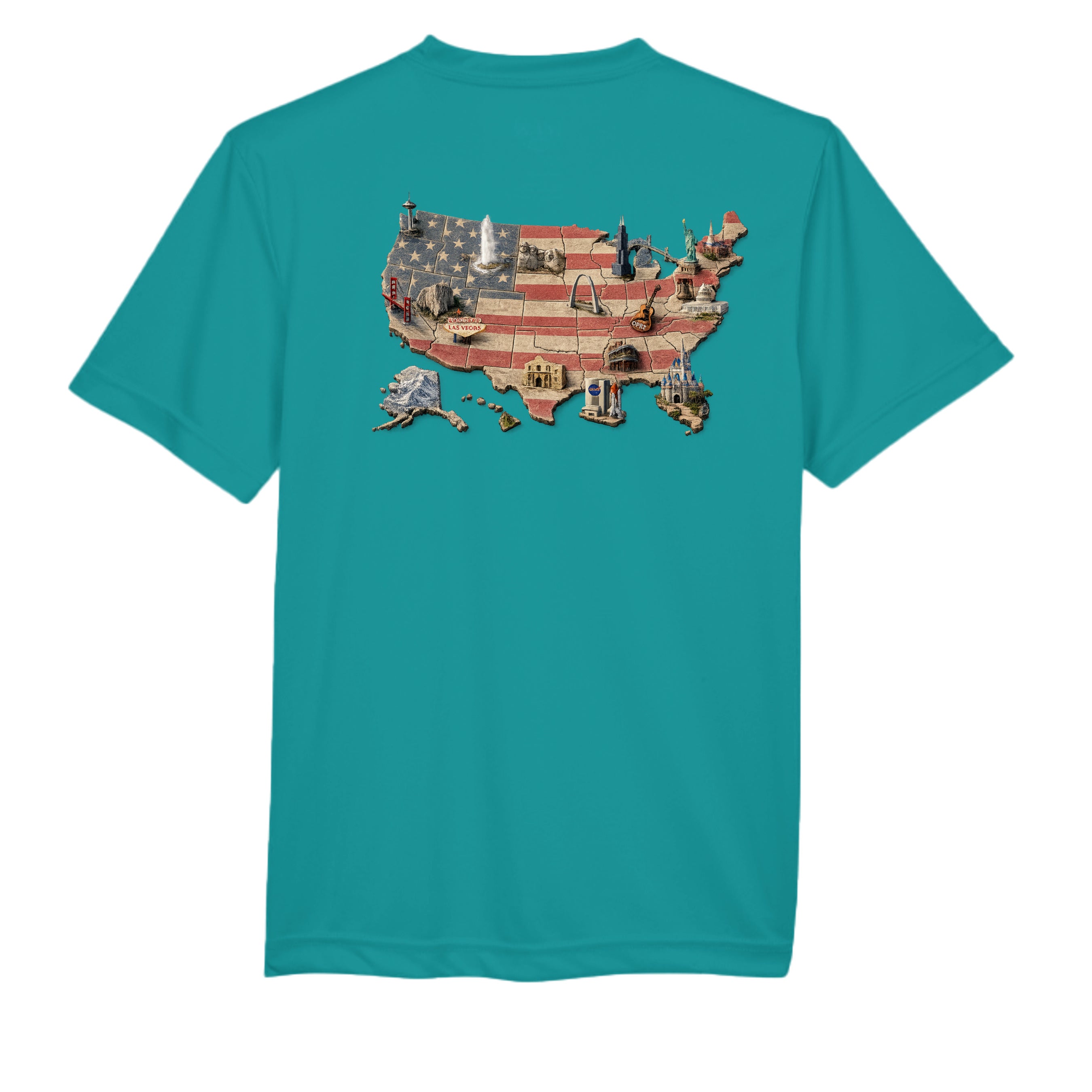 Clear Teal - TT11Y - BACK