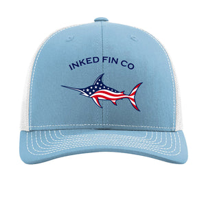 Columbia Blue/ White